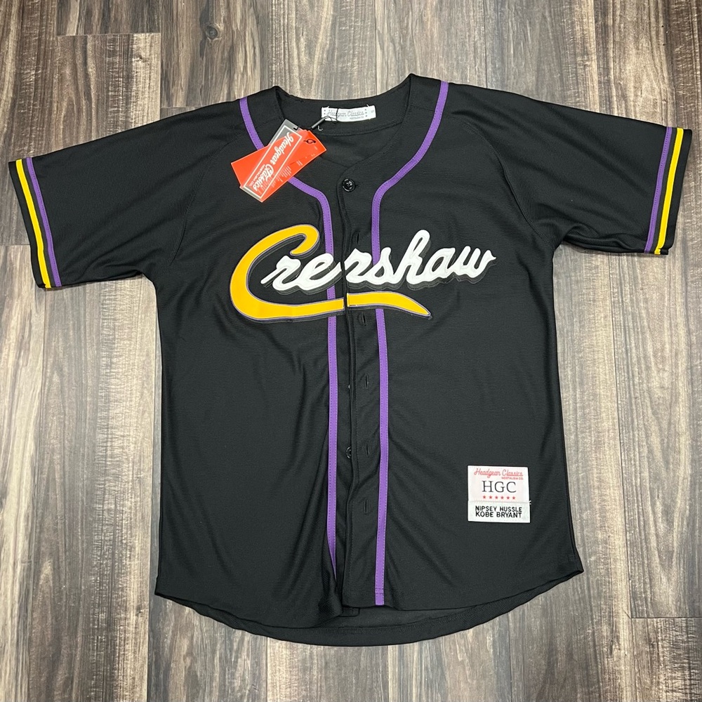 Headgear Classics Nipsey and Kobe Nostalgia Black and Purple HGC Jersey